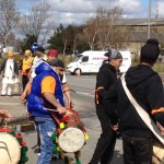 Start the walk to Gurdwara Amrit Parchar Dharmik Diwan