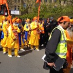 Panj Pyarey (five beloved ones) leading to Guru Ravidass Bhawan